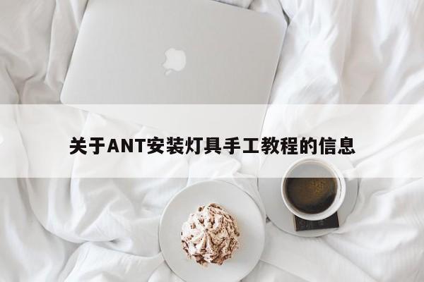 关于ANT安装灯具手工教程的信息
